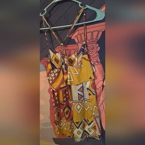 Colorful Billabong Geometric Dress